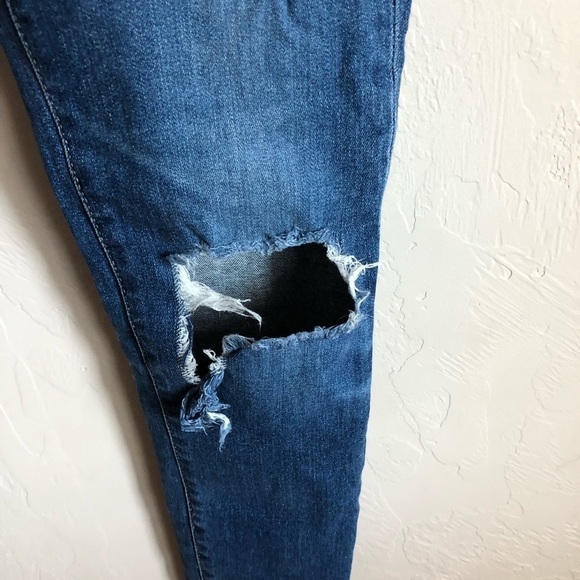 AG The Ankle Super Skinny Distressed Denim Jeans - Picture 3 of 12